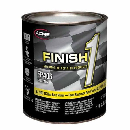 Finish 1 2.1 VOC 1K High Build Primer; Gray Quart FP40514